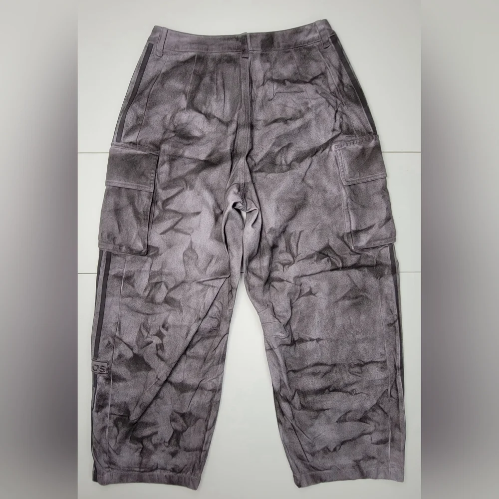 Adidas Originals Women's XXL Print Cargo Pants Grey Size 10 IW5532 NWT $190